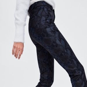 Zara blue legging pants